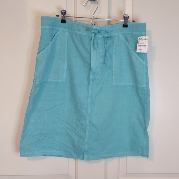 Fresh Produce Neptune Blue Cotton Skirt Size XL NWT - Picture 1 of 5